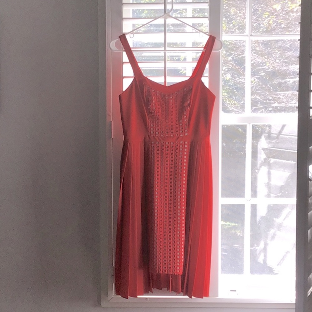 Pink/Red High/Low Dress from Anthropologie Size0